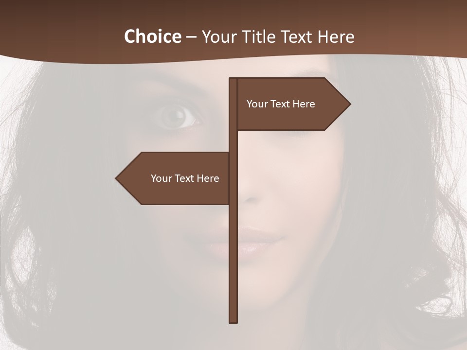 Dessert Isolated Shocked PowerPoint Template