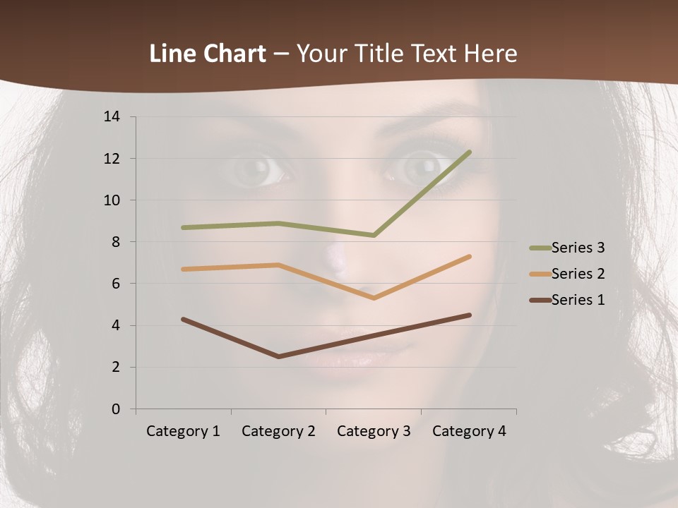 Dessert Isolated Shocked PowerPoint Template