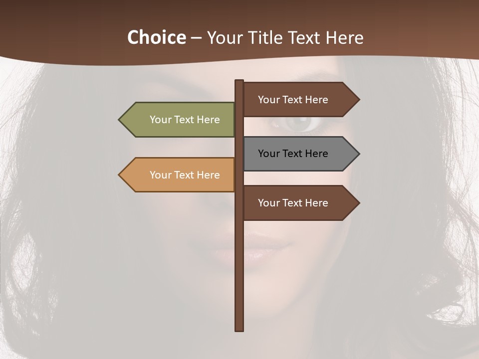 Dessert Isolated Shocked PowerPoint Template