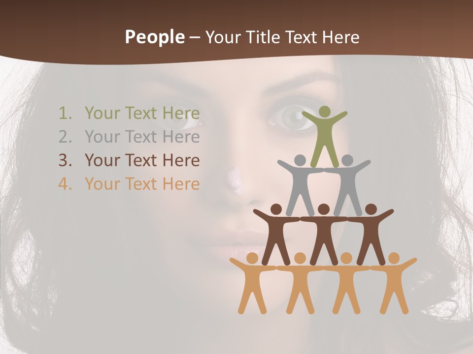 Dessert Isolated Shocked PowerPoint Template