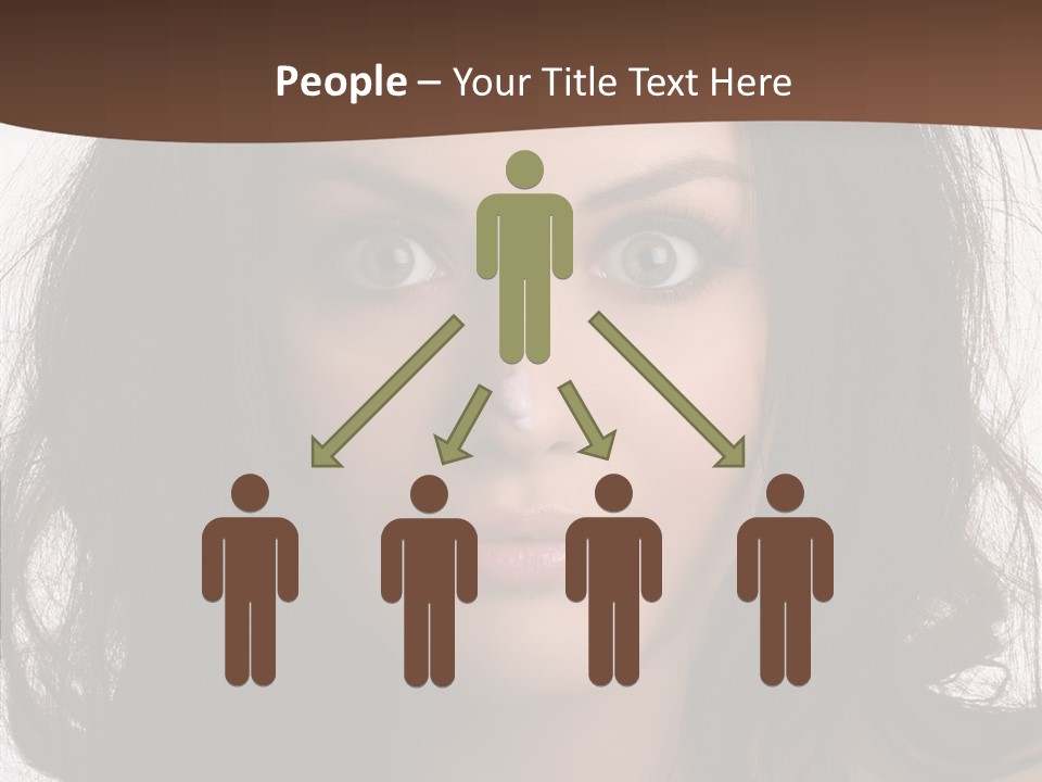 Dessert Isolated Shocked PowerPoint Template