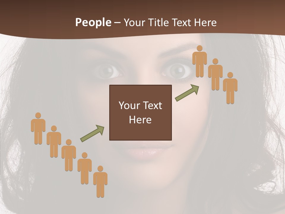 Dessert Isolated Shocked PowerPoint Template