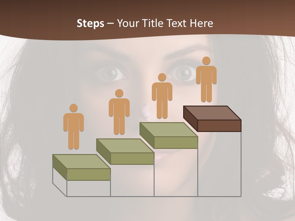 Dessert Isolated Shocked PowerPoint Template