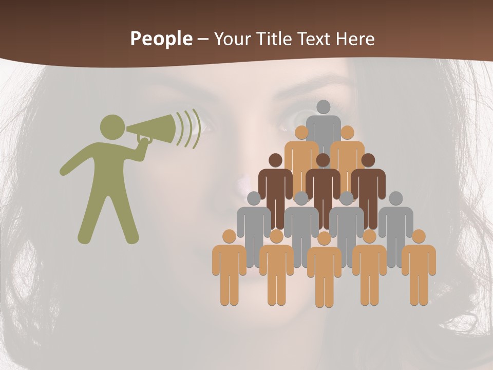 Dessert Isolated Shocked PowerPoint Template