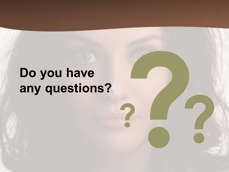 Dessert Isolated Shocked PowerPoint Template