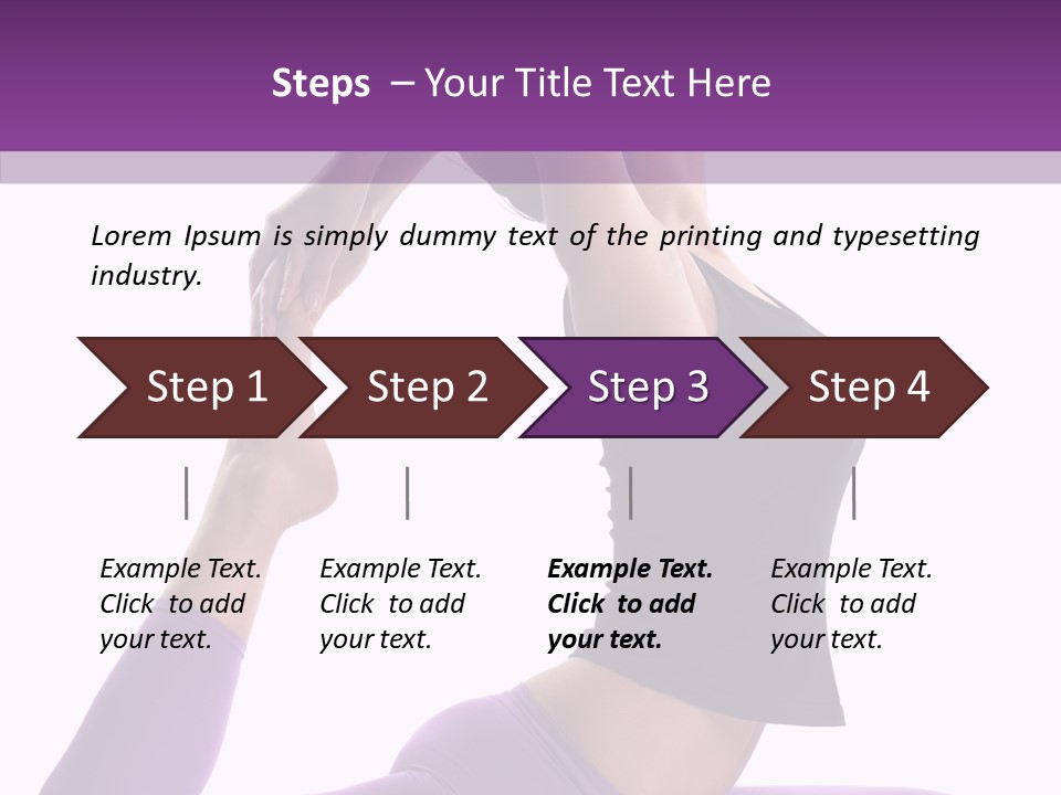 Pilates Young People PowerPoint Template