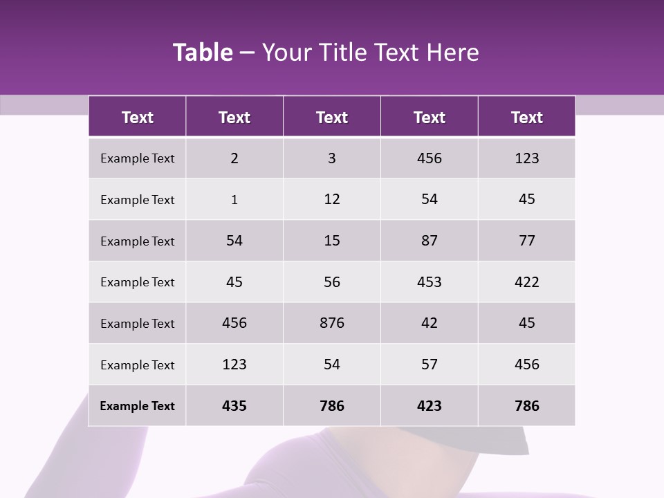 Pilates Young People PowerPoint Template