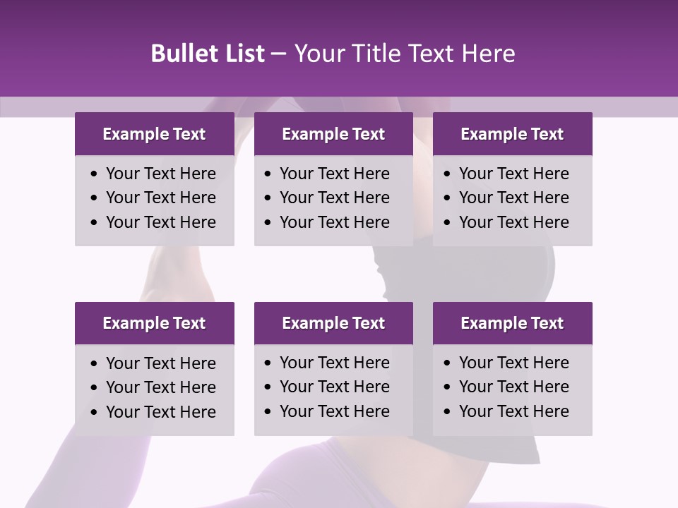 Pilates Young People PowerPoint Template