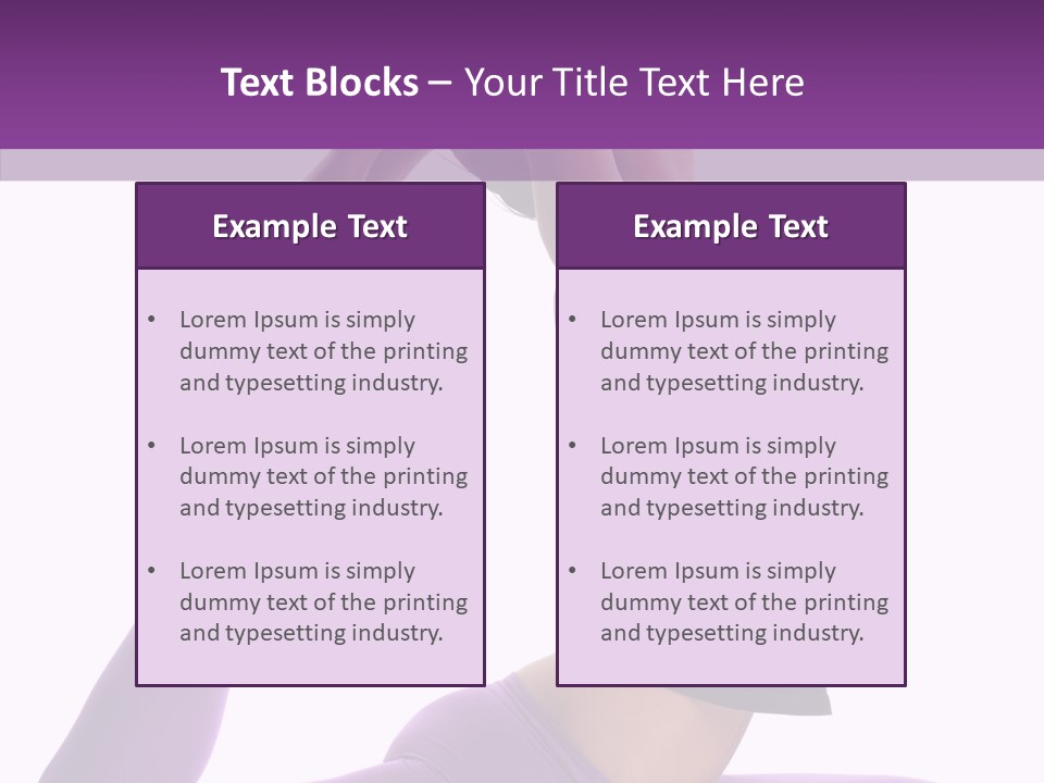 Pilates Young People PowerPoint Template