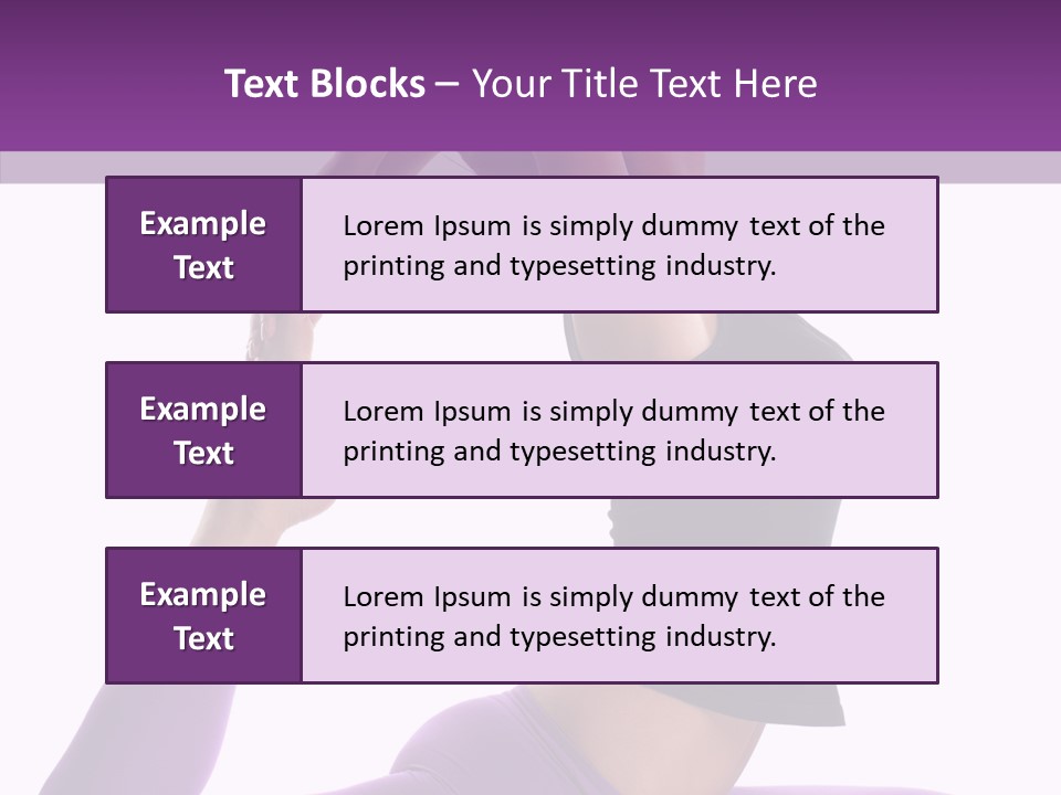 Pilates Young People PowerPoint Template