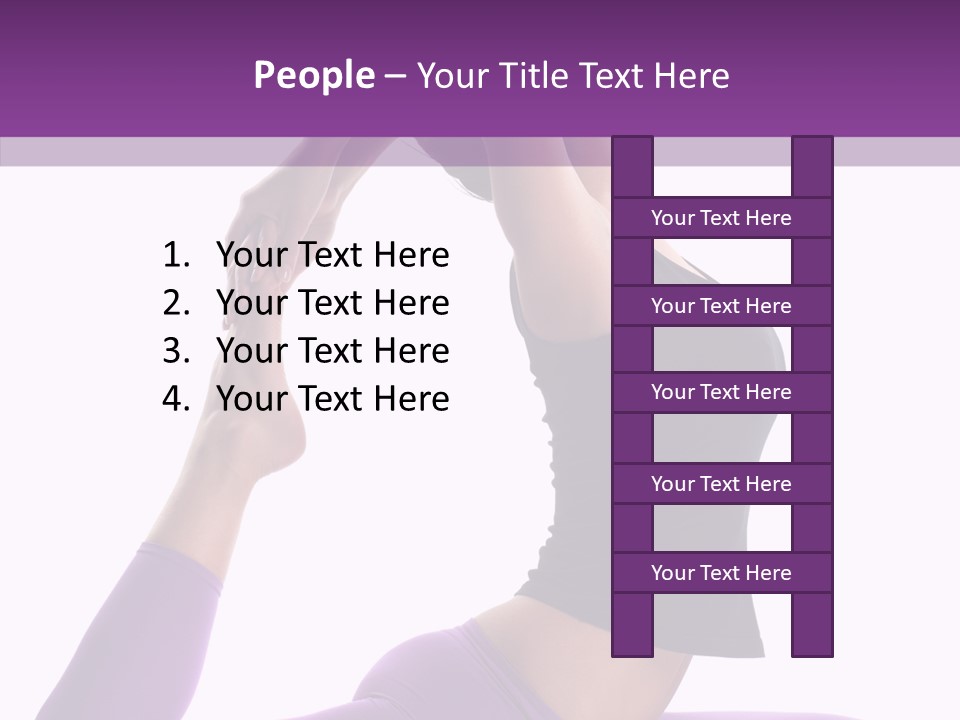 Pilates Young People PowerPoint Template