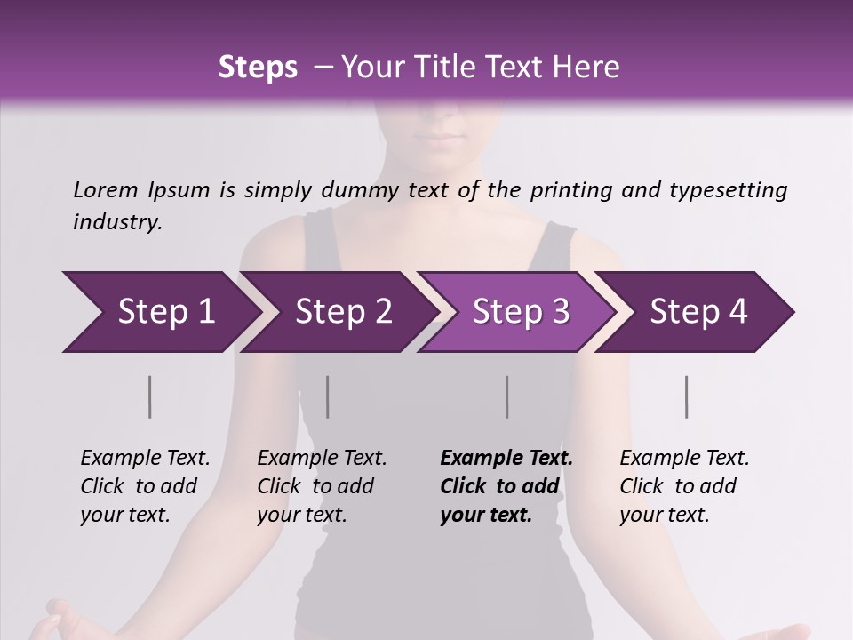 Tranquil Training Wellbeing PowerPoint Template