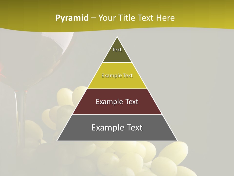Vine Yellow Goblet PowerPoint Template