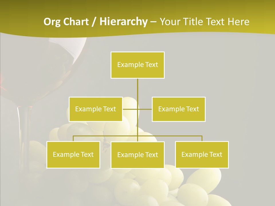 Vine Yellow Goblet PowerPoint Template