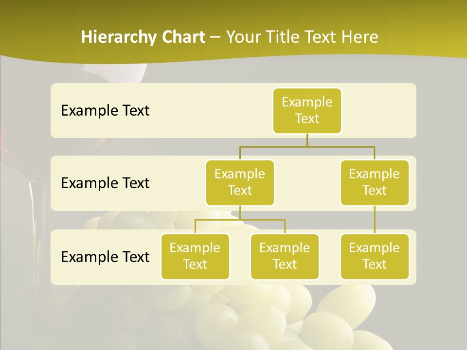 Vine Yellow Goblet PowerPoint Template