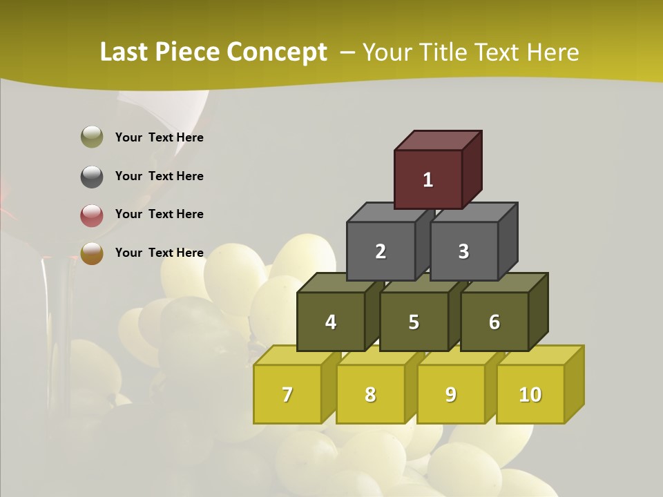 Vine Yellow Goblet PowerPoint Template