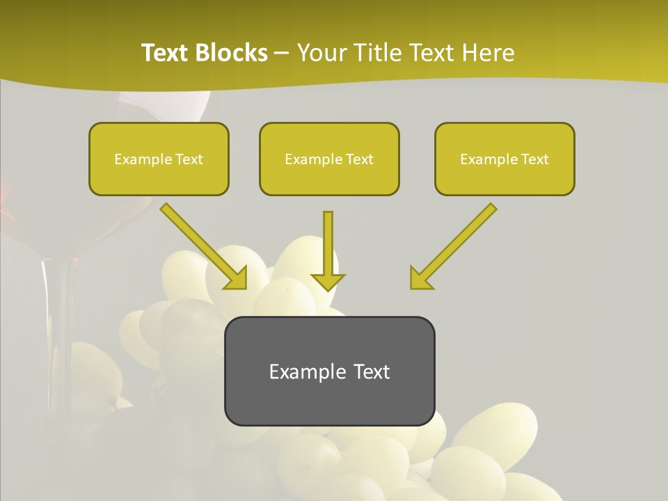 Vine Yellow Goblet PowerPoint Template
