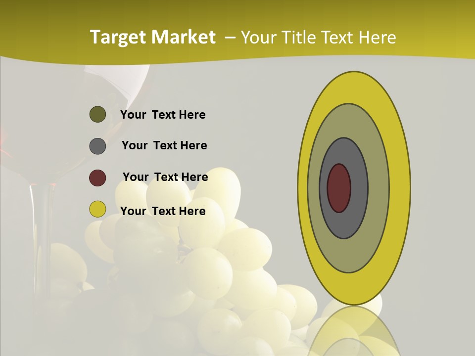 Vine Yellow Goblet PowerPoint Template