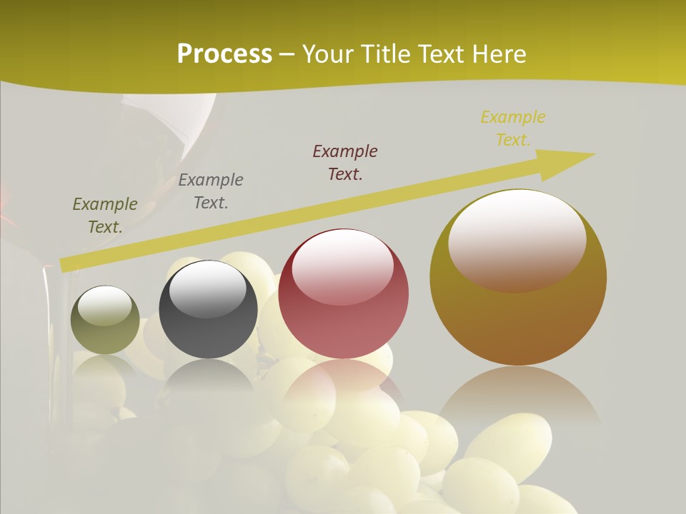 Vine Yellow Goblet PowerPoint Template