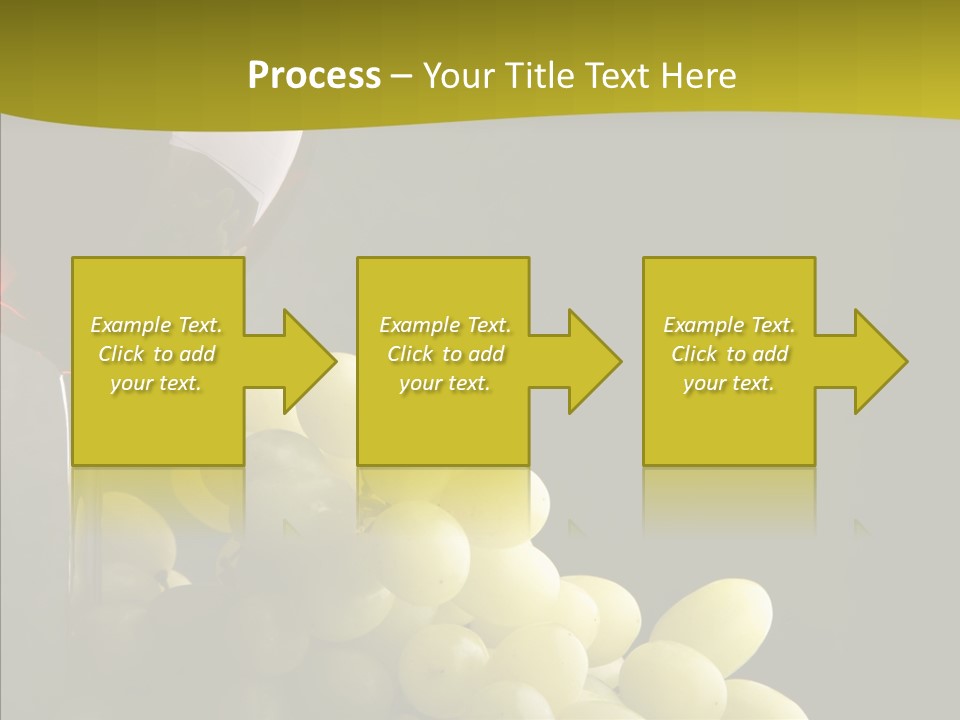 Vine Yellow Goblet PowerPoint Template