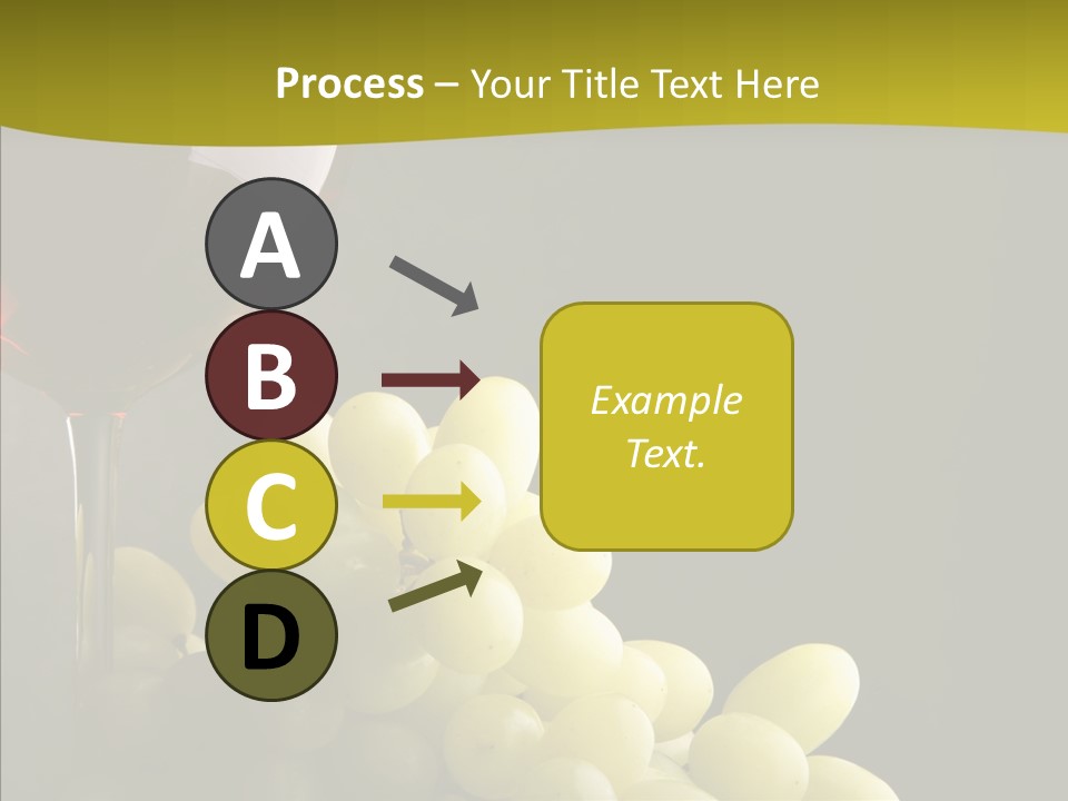 Vine Yellow Goblet PowerPoint Template