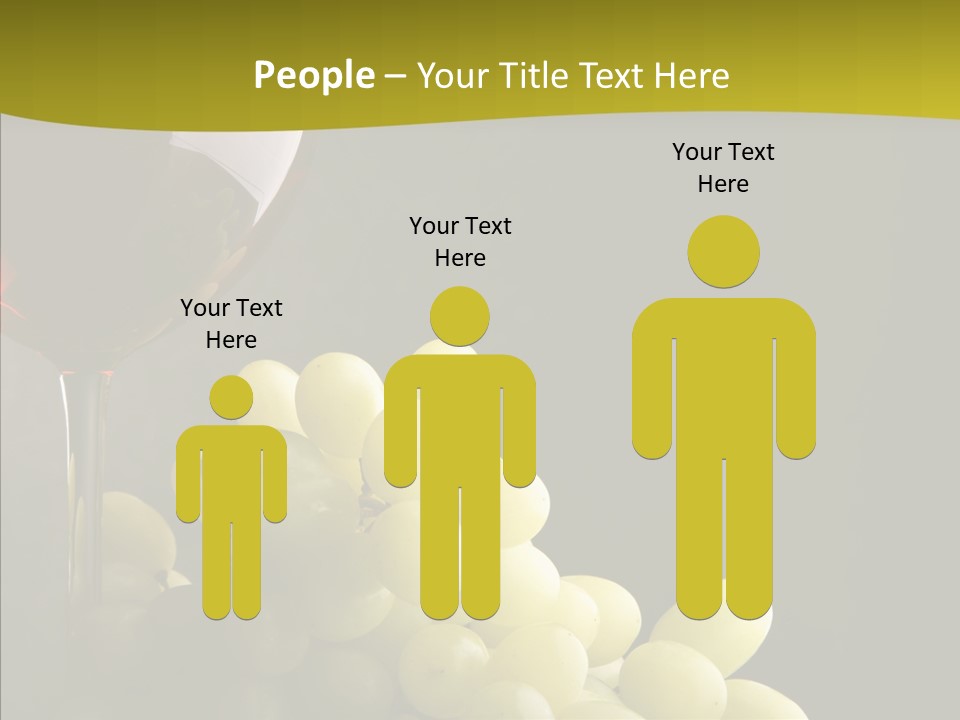 Vine Yellow Goblet PowerPoint Template