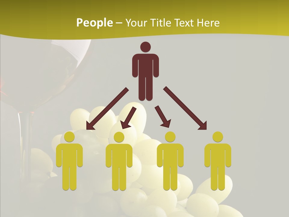 Vine Yellow Goblet PowerPoint Template