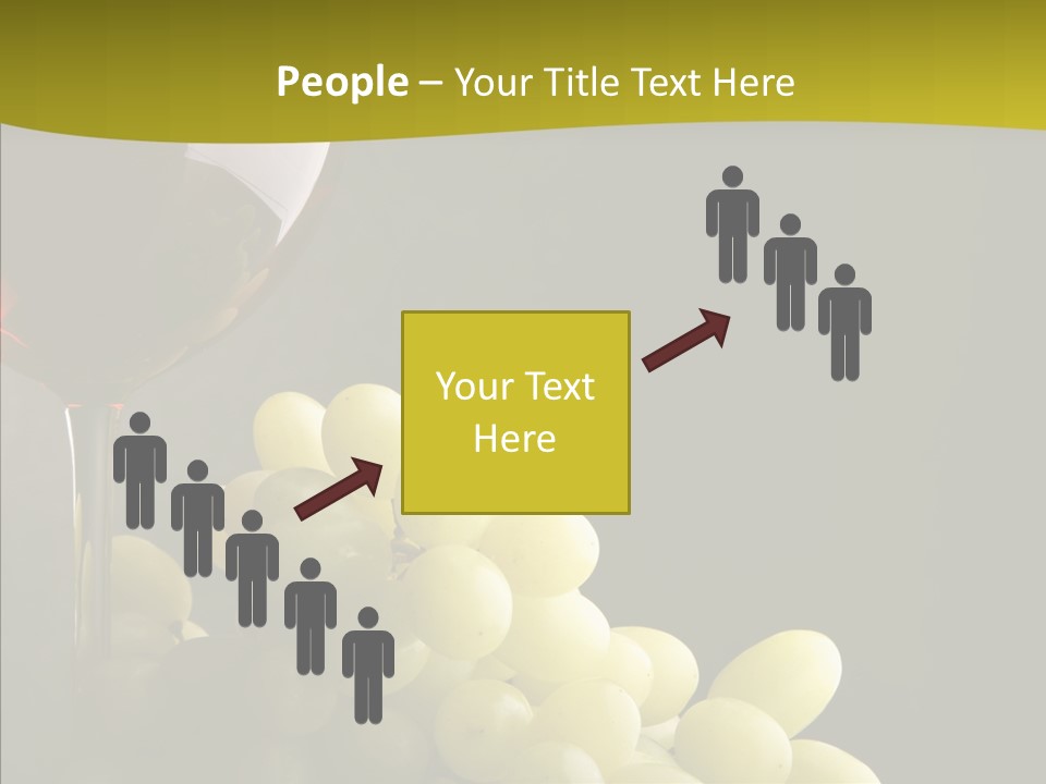 Vine Yellow Goblet PowerPoint Template