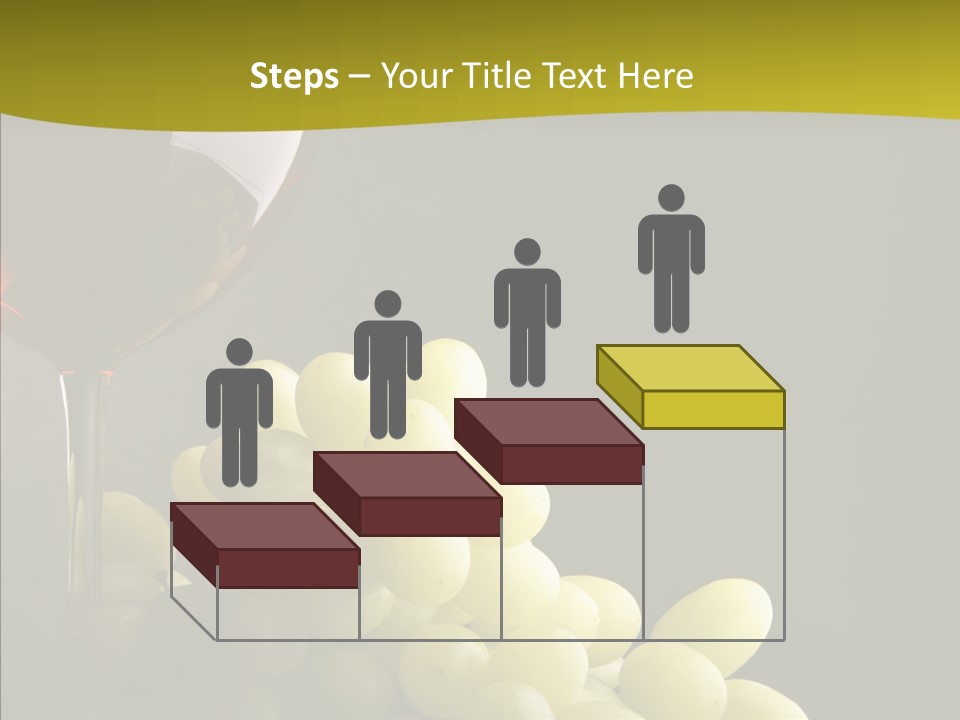 Vine Yellow Goblet PowerPoint Template