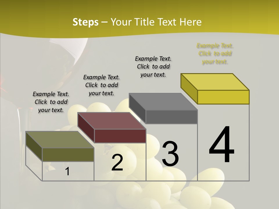 Vine Yellow Goblet PowerPoint Template