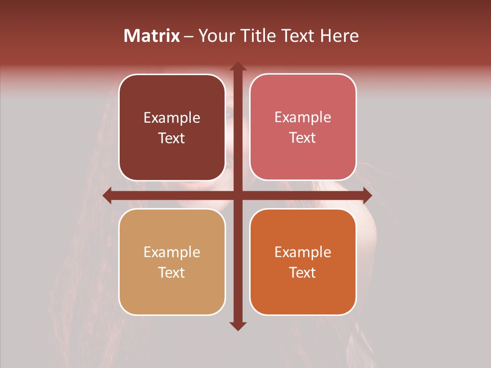 Head Sensual Background PowerPoint Template