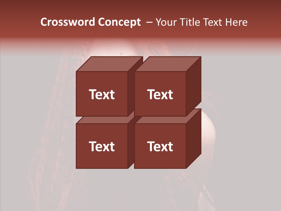 Head Sensual Background PowerPoint Template
