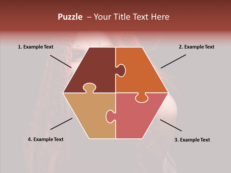 Head Sensual Background PowerPoint Template