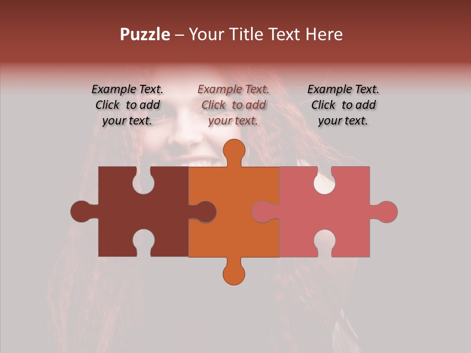 Head Sensual Background PowerPoint Template