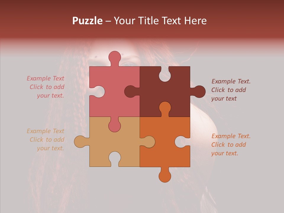 Head Sensual Background PowerPoint Template