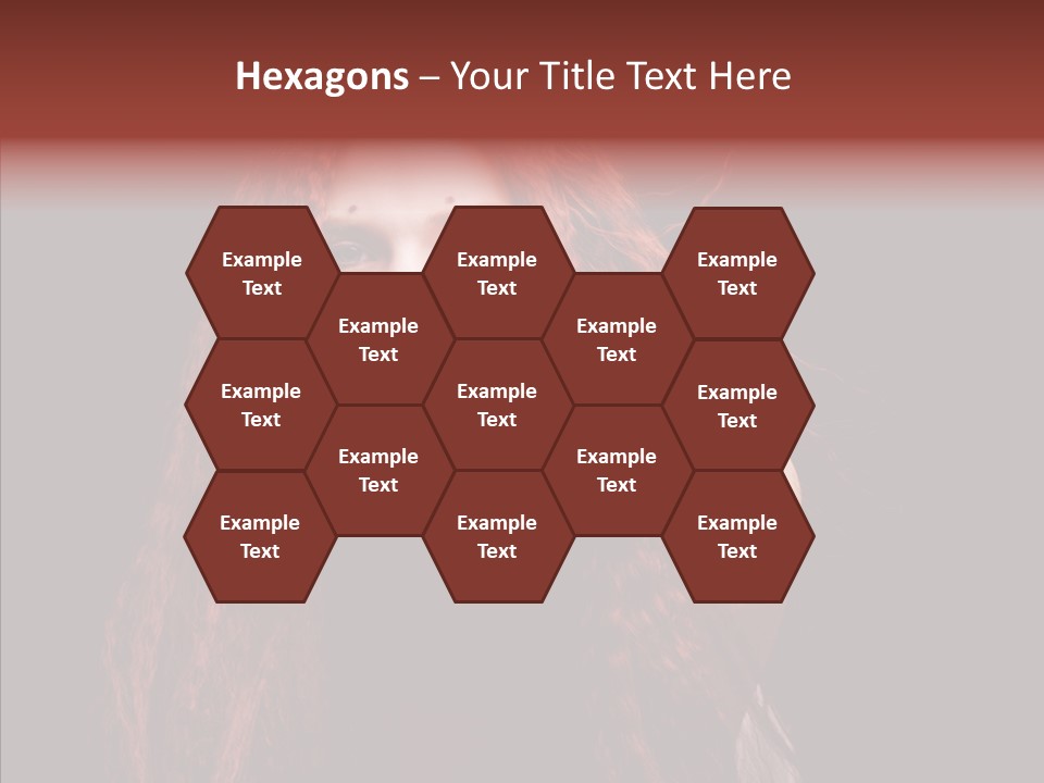 Head Sensual Background PowerPoint Template