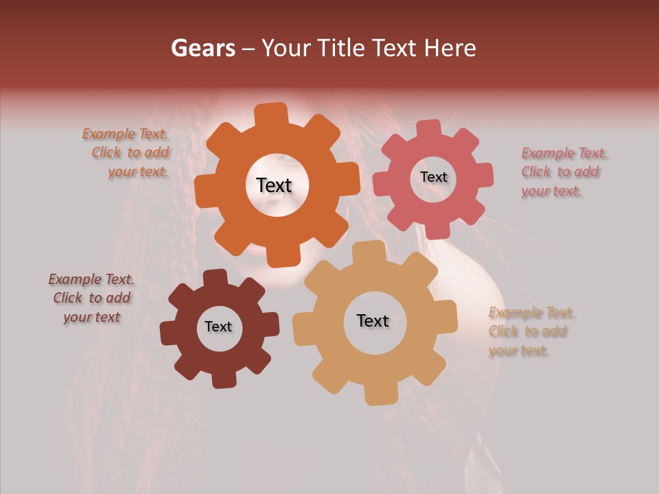 Head Sensual Background PowerPoint Template