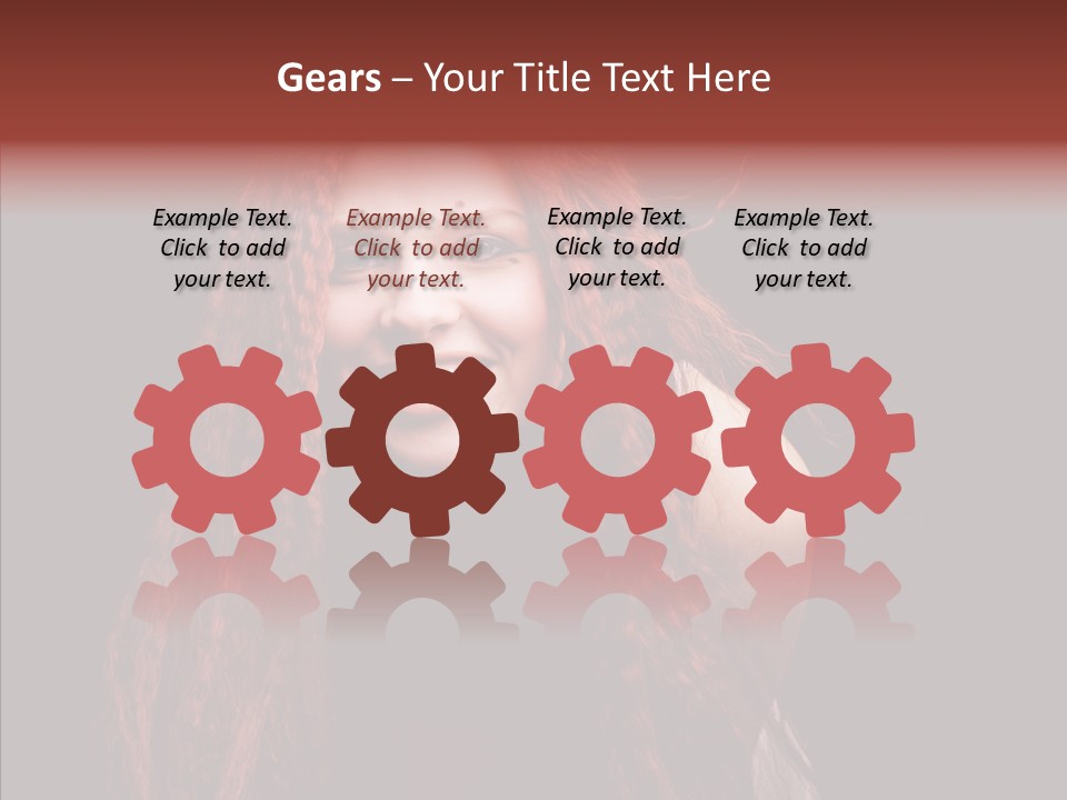 Head Sensual Background PowerPoint Template