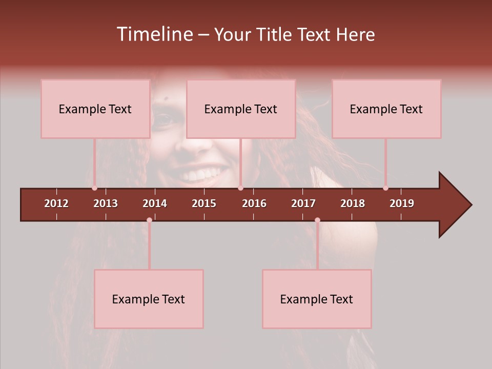 Head Sensual Background PowerPoint Template