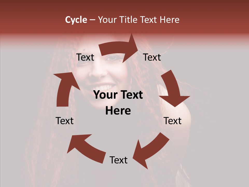 Head Sensual Background PowerPoint Template