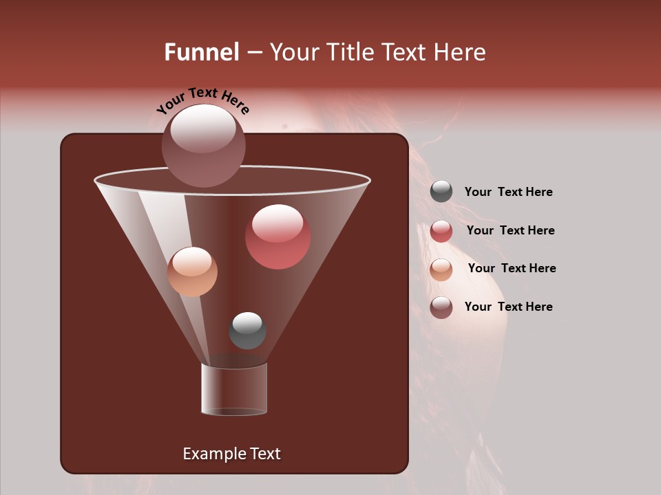 Head Sensual Background PowerPoint Template