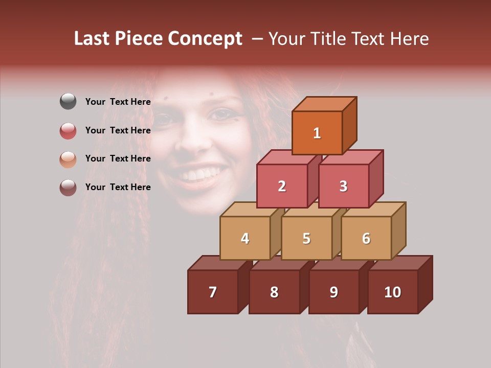 Head Sensual Background PowerPoint Template