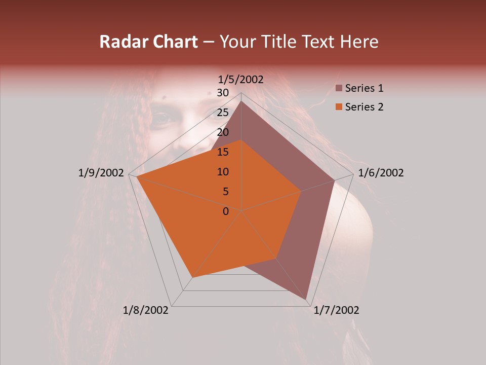 Head Sensual Background PowerPoint Template