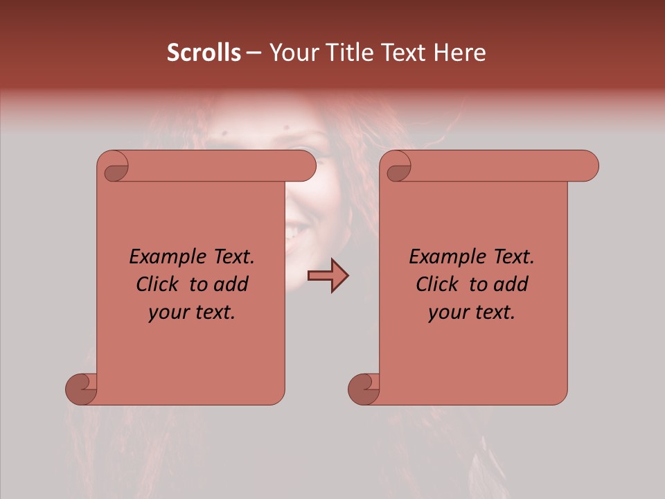 Head Sensual Background PowerPoint Template