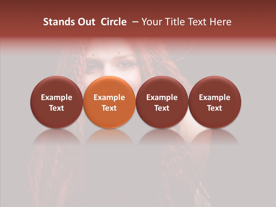 Head Sensual Background PowerPoint Template