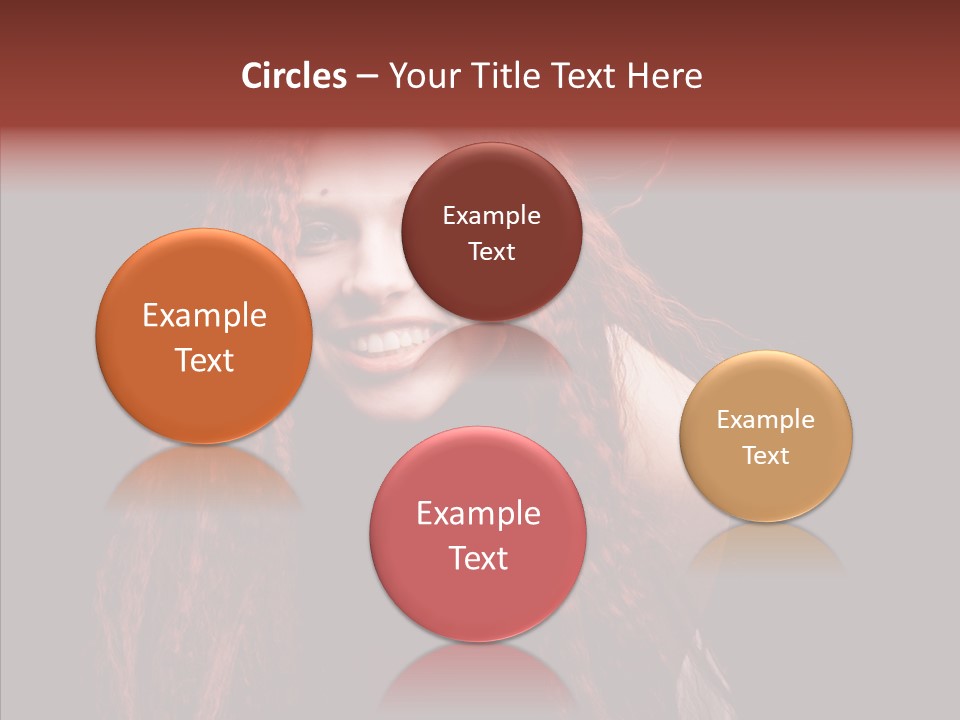 Head Sensual Background PowerPoint Template