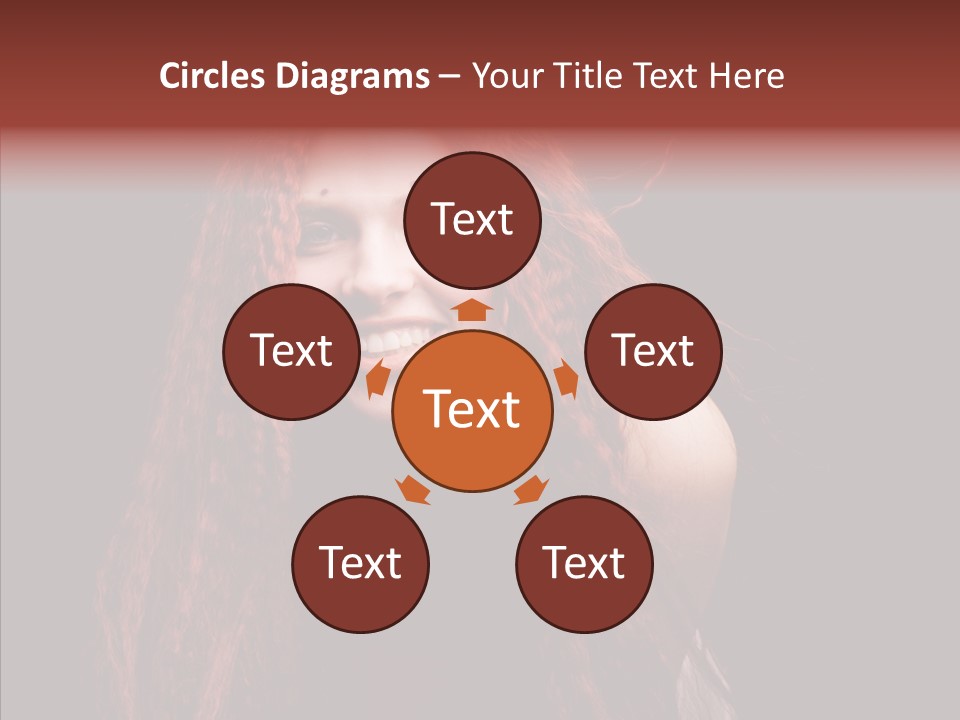 Head Sensual Background PowerPoint Template