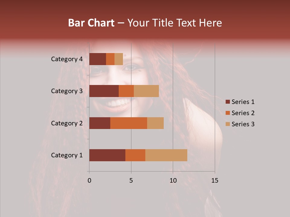 Head Sensual Background PowerPoint Template