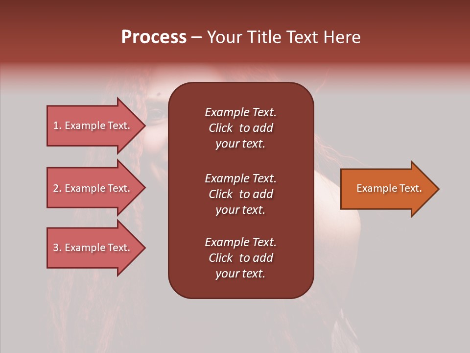 Head Sensual Background PowerPoint Template
