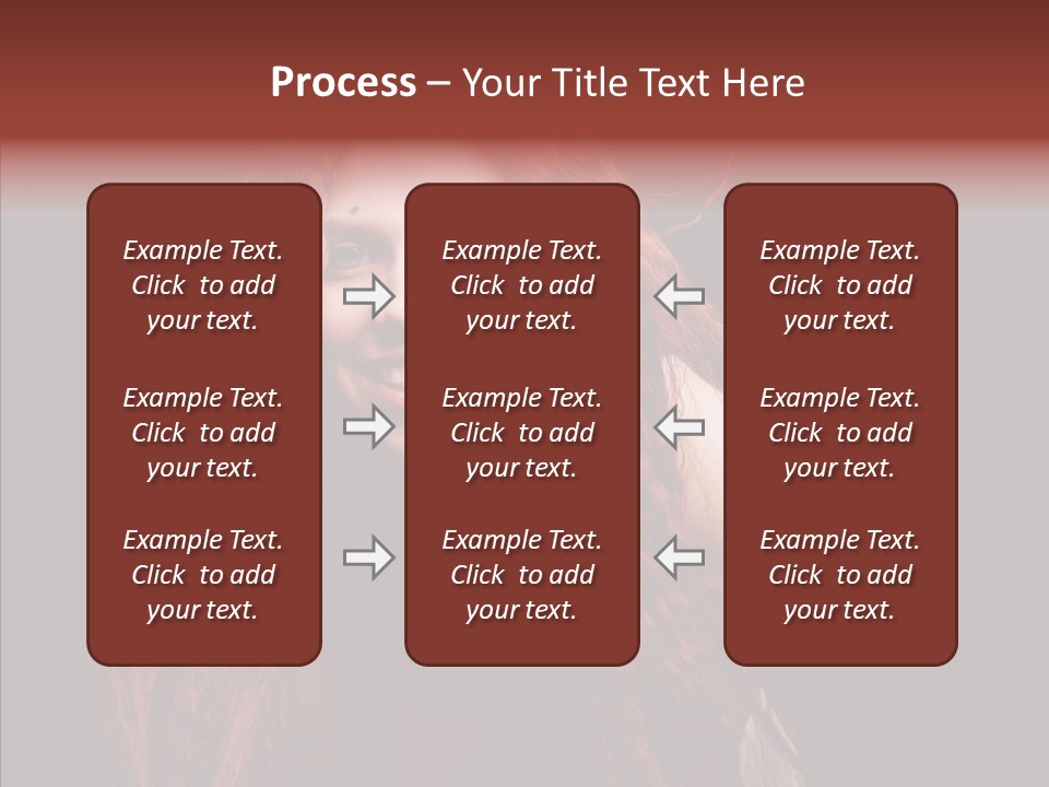 Head Sensual Background PowerPoint Template